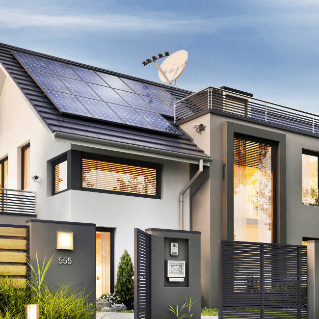 A modern energy efficient house is a consideration for people who can't decide whether they should buy or build a house